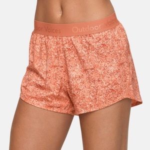 Outdoor Voices Relay Shorts in Pebbled Canyon